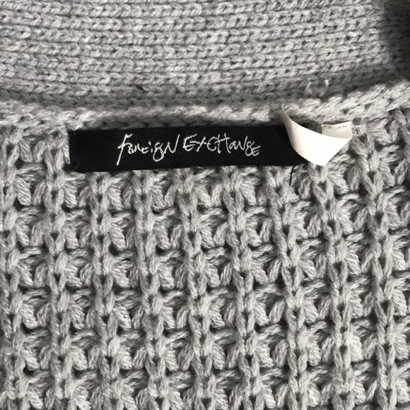 Foreign Exchange Oversized Knitted Cardigan - Picture 2 of 3